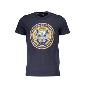 CAVALLI CLASS T-SHIRT SHORT SLEEVE MAN BLUE