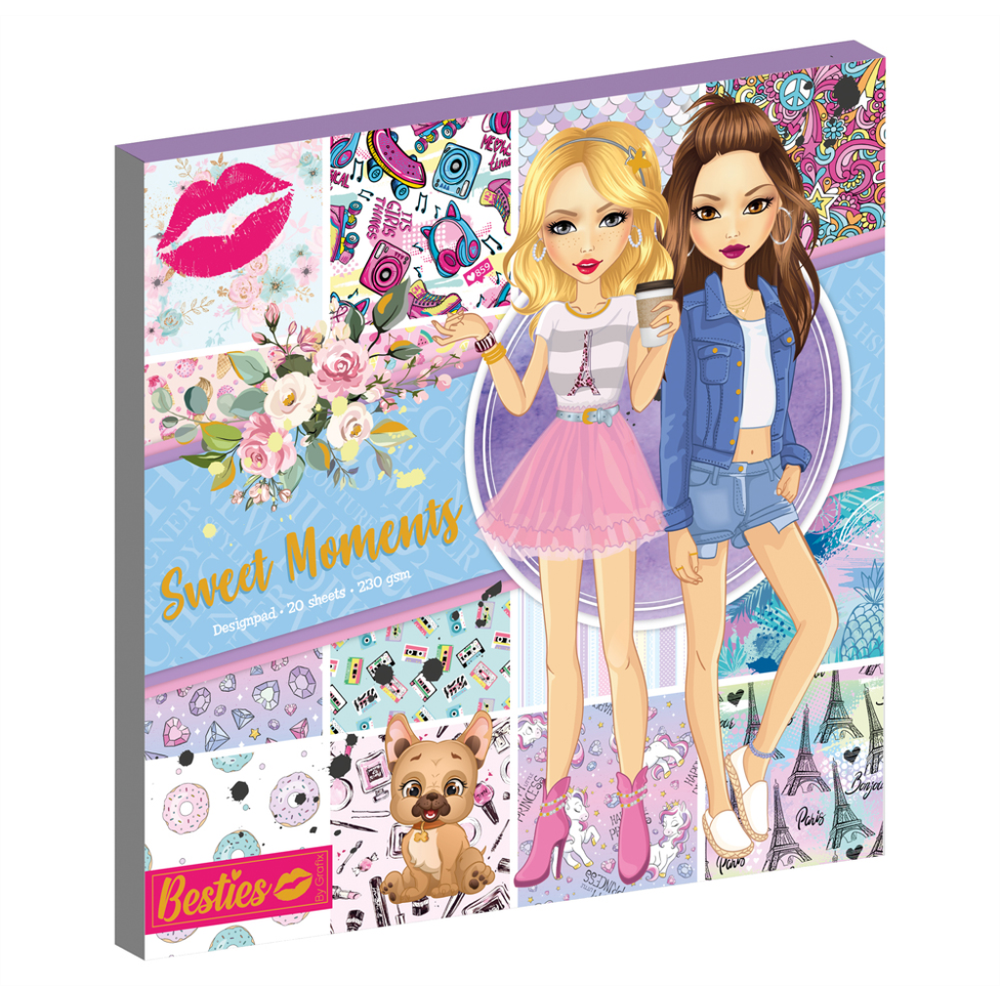 Dizajn Blok Besties 140005 - 20 Listova 25x25 cm slika 1