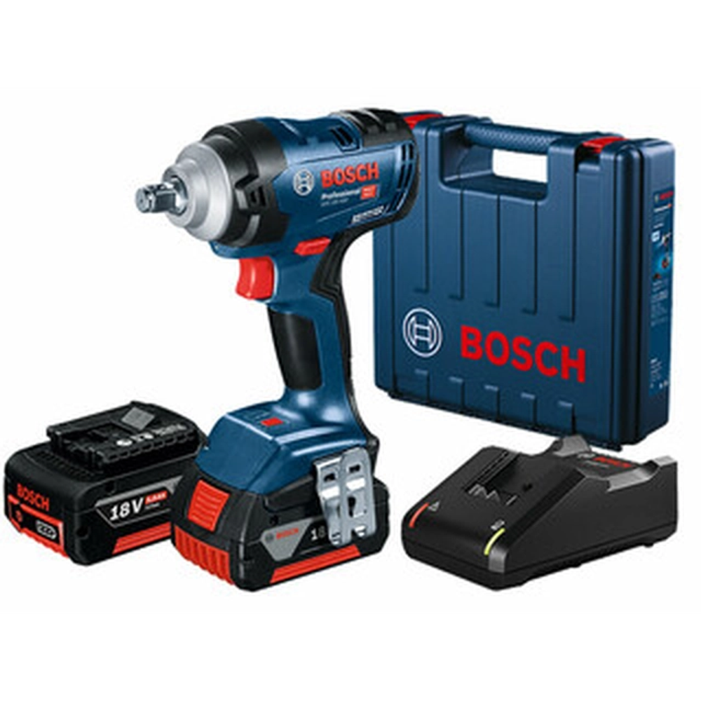BOSCH Akumulatorski udarni zavrtač GDS 18V-400, 18V, 2x5,0Ah slika 2