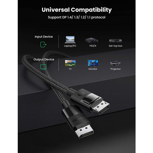 Ugreen DisplayPort 1.4 kabel 8K 2M - polybag slika 5