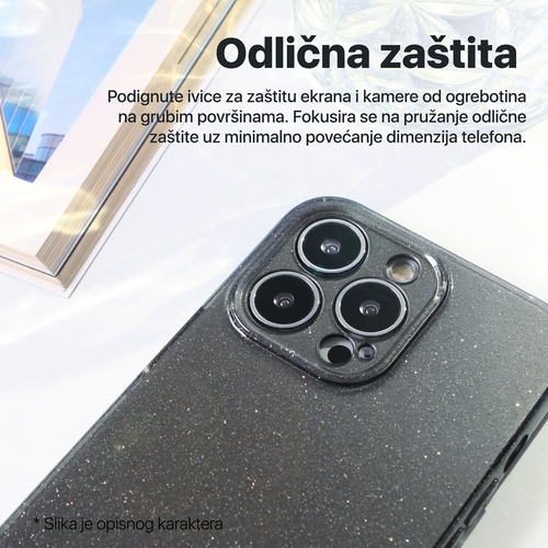 Torbica Sparkle Dust za Xiaomi Redmi Note 13 4G zelena slika 3