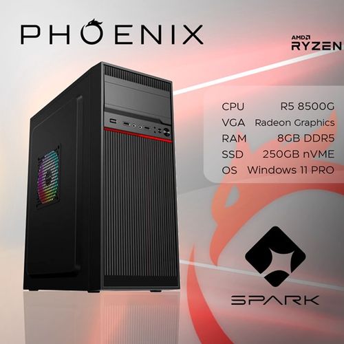 Računalo Phoenix SPARK Y-194 AMD Ryzen 5 8500G/8GB DDR5/NVME SSD 250GB/500W/Windows 11 PRO slika 1