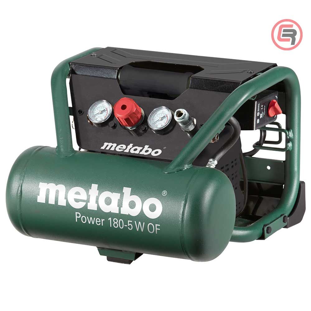 Metabo Kompresor Klipni POWER 180-5 W OF / 5 litara Bezuljni - 601531000 slika 1