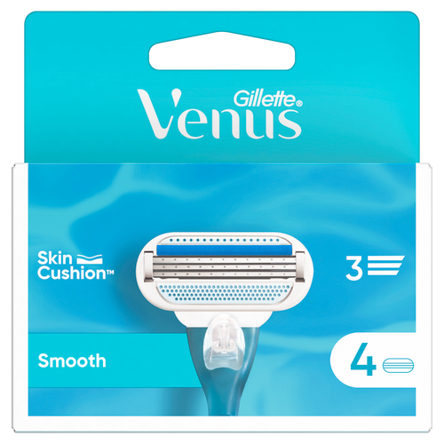 Gillette Venus Smooth dopune za ženski brijač 4 komada slika 1