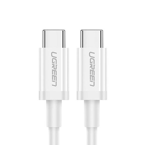 Kabel UGREEN, USB-C 2.0 (M) na USB-C 2.0 (M), 3A, bijeli, 1m slika 1