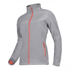 JAKNA ŽENSKA OD SOFTSHELLA SIVA I NARANČA "3XL"  L4090406