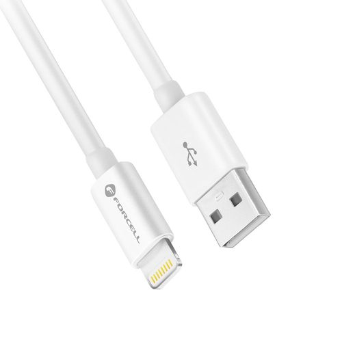 FORCELL kabel USB A na Lightning 8-pinski MFi 2.4A/5V 12W C703 1m bijeli slika 3