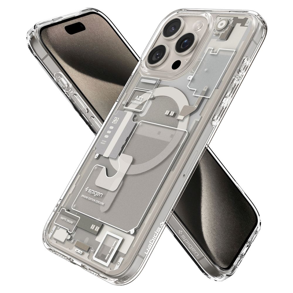 Spigen Ultra Hybrid MagSafe, zero one natural titanium - iPhone 15 Pro Max slika 2
