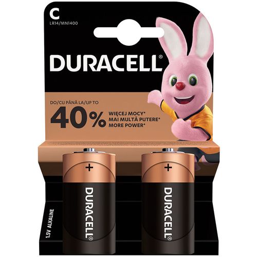 Duracell baterija alkalna 1,5V C LR14 Basic pk2 slika 1