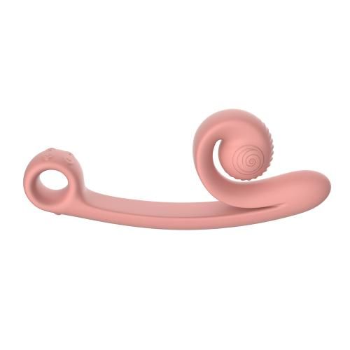 Snail Vibe Curve Duo Vibrator - Peachy Pink slika 2