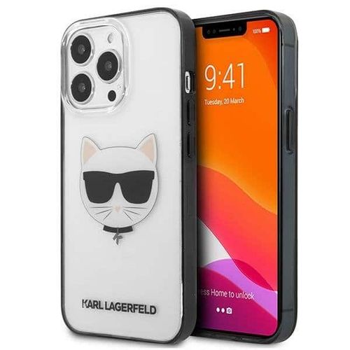 Karl Lagerfeld maska za iPhone 13 Pro Transparent Iconic Choupette slika 1