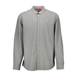 TOMMY HILFIGER MEN'S LONG SLEEVE SHIRT GRAY