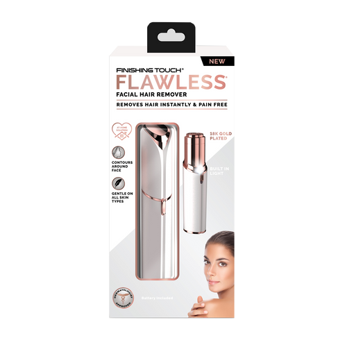 Flawless Finishing Touch Facial Hair Remover Battery - ženski epilator za lice na baterije slika 2