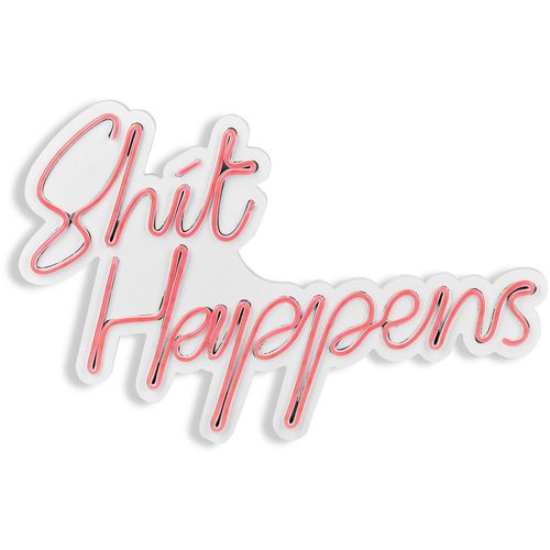 Shit Happens - Pink Pink Decorative Plastic Led Lighting slika 7