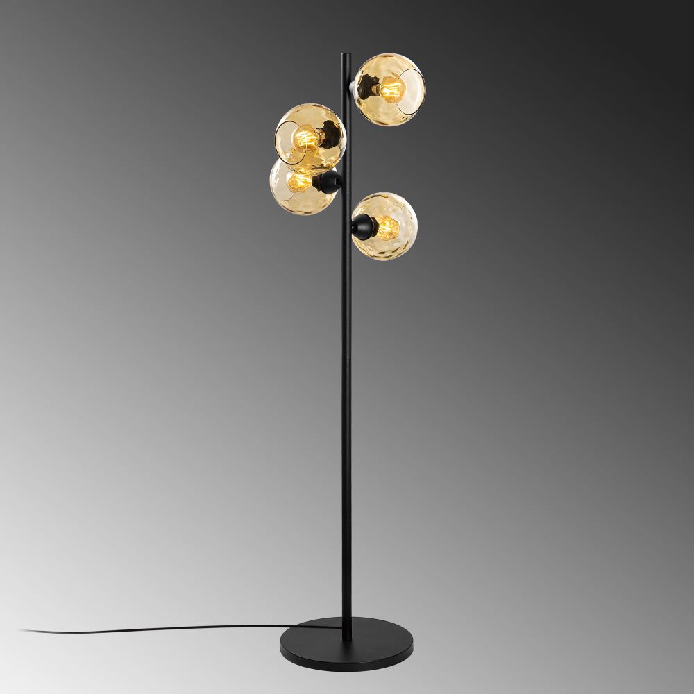 Podna Lampa Benek 15-14534 - Žuta i Crna slika 6