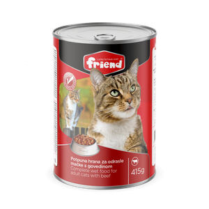 Friend hrana za mačke u konzervi Govedina 415g
