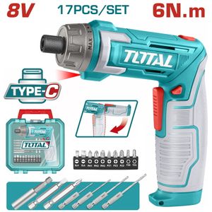 TOTAL Akumulatorski odvijač Li-ion 8V / 1.5Ah Tip-C (TSDLI08025)