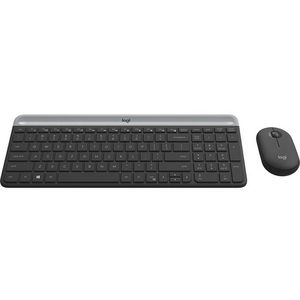 Bežični set tipkovnice i miša Logitech Slim MK470, grafitni