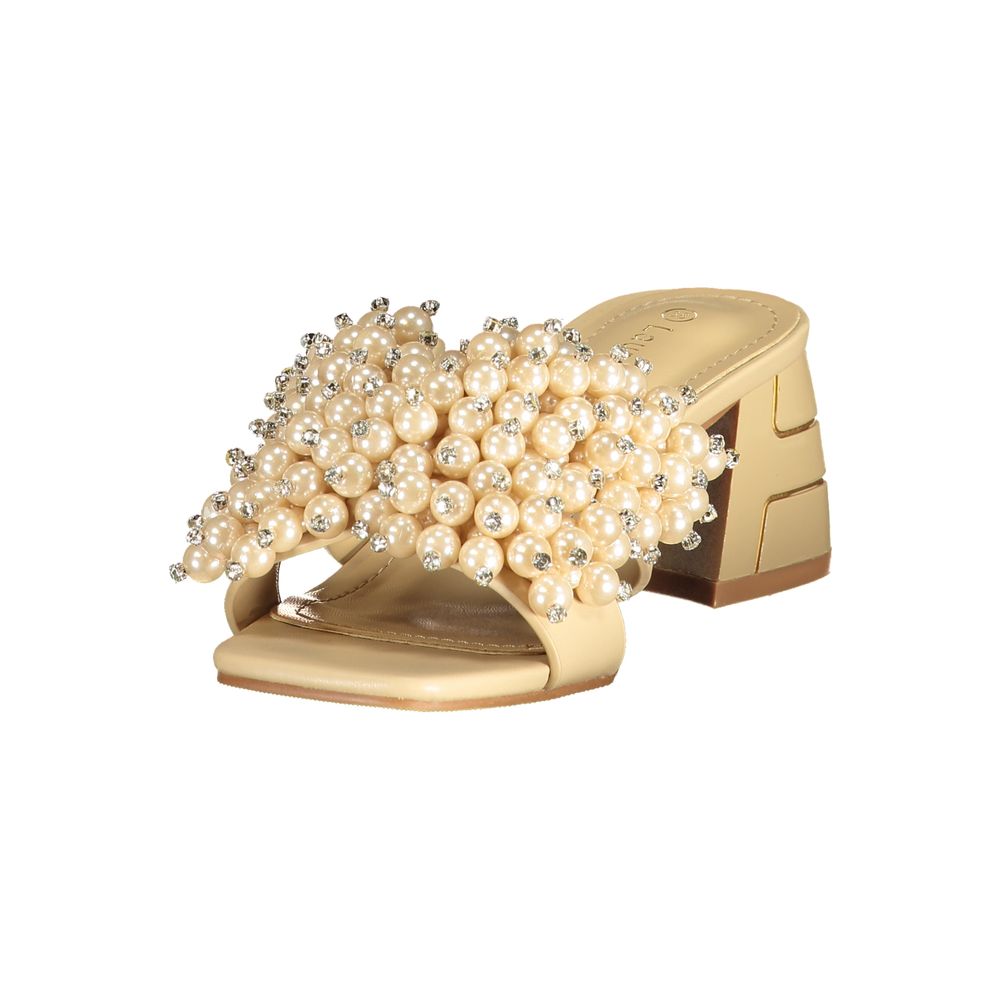LAURA BIAGIOTTI WOMEN'S BEIGE SANDALS slika 3
