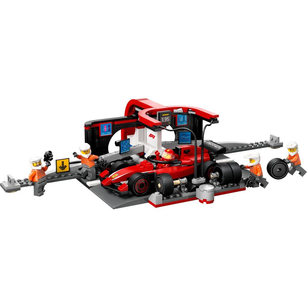 LEGO 60443 Boks i posada za F1® sa autom Ferrari slika 2