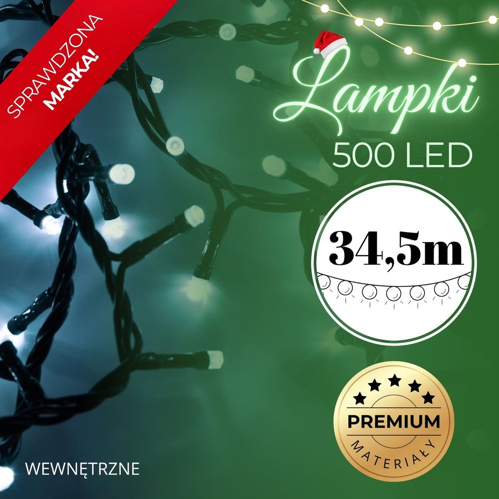 Cl0534 božićna lampica 500 led slika 1