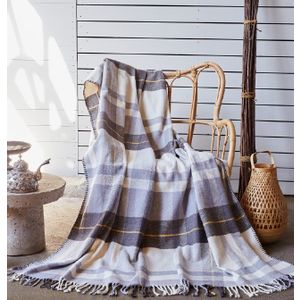 Ćebe SCOTCH BLANKET 130x170 - PSK22318a - Plaid Grey