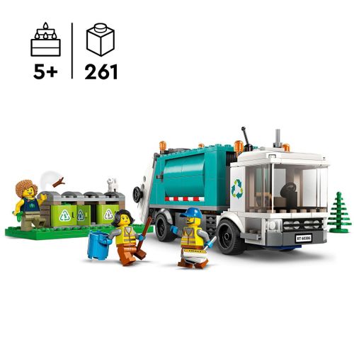 Playset Lego City 60386 Recycling truck Kamion Istovarivač slika 3