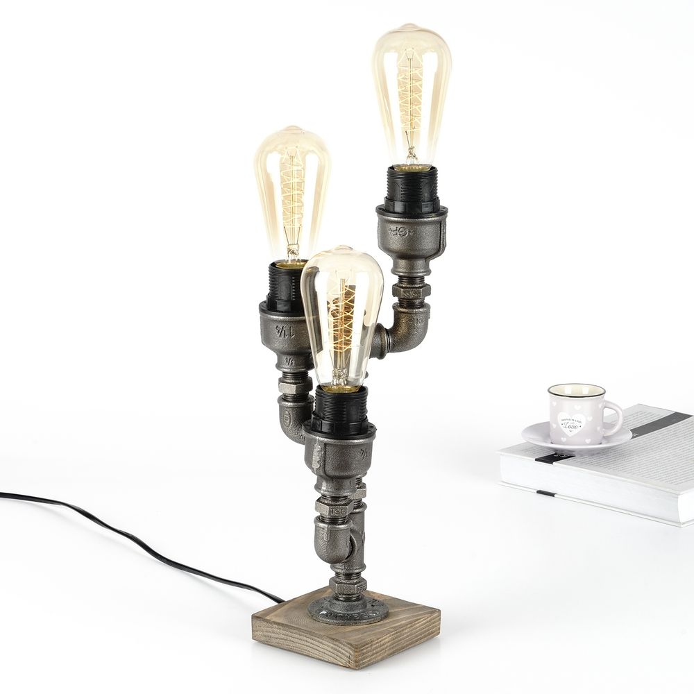 Crna Stona Lampa Pp062 slika 2