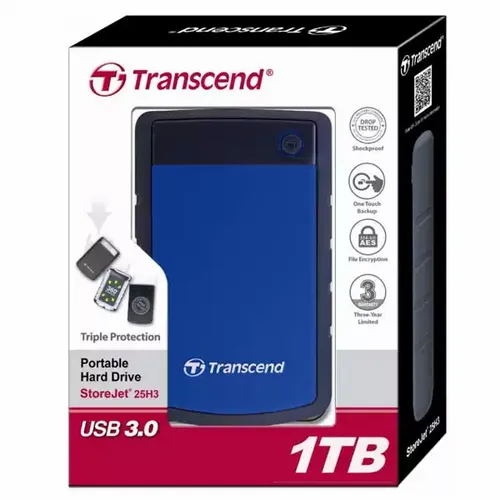 Eksterni hard disk 1TB Transcend TS1TSJ25H3B slika 4