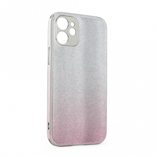 Torbica Glass Glitter za iPhone 12 Mini 5.4 roze slika 1