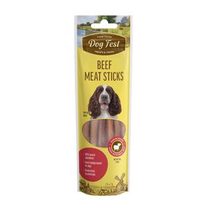 Dog Fest Beef Meat Sticks, poslastica za pse, mesni štapići s govedinom, 45 g