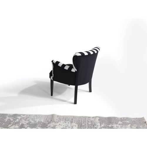 Pandia Home Fotelja ZEBRANO  Black-White slika 2