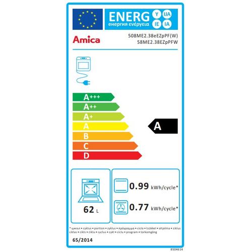 Amica kombinirani štednjak 58ME2.38EZpPFW, bijeli ( 56794 ) slika 3