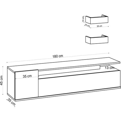 Alika Oak TV Unit slika 5