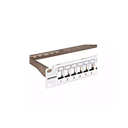 Patch panel Schrack 19/1U za 24 modula prazan HSER0240GS slika 1