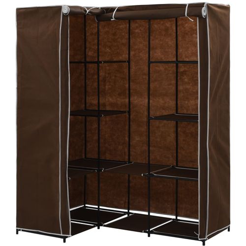 282450 Corner Wardrobe Brown 130x87x169 cm slika 15