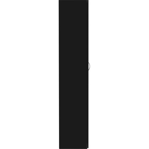 Ormarić za pohranu crni 80 x 35,5 x 180 cm od iverice slika 25