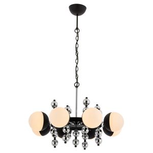 Crni Hromirani Luster Av-4322-8K sa 8 Grlo