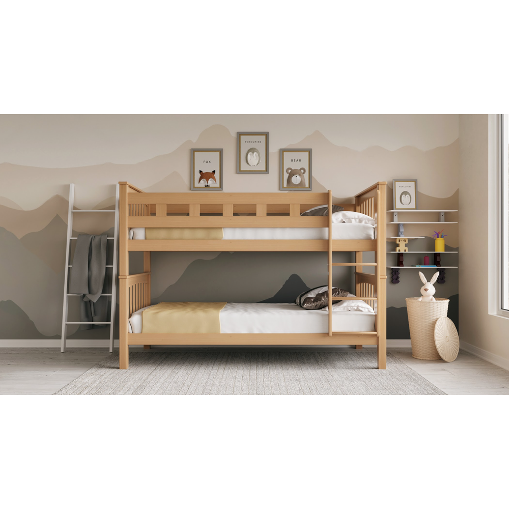 Masterwood Krevet na sprat Mario SK 90x200cm, Natur slika 2