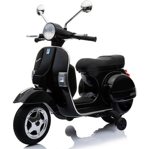 Licencirani Vespa skuter crni - motor na akumulator slika 2