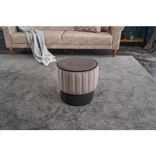 Atelier Del Sofa Tabure, Sivo, Rose Puf - Grey slika 4