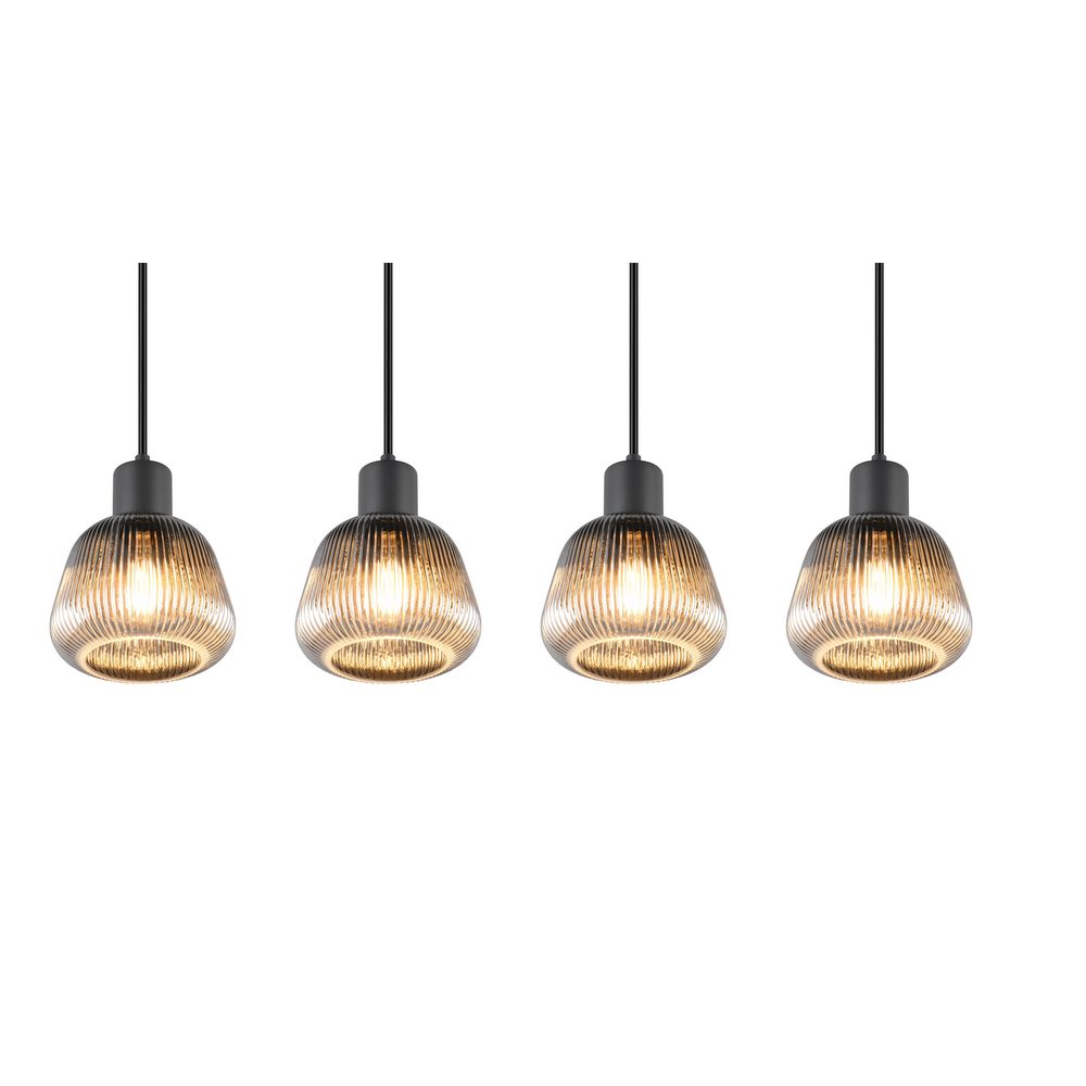 Trio Lightning luster TARIFA 4, boja crna mat slika 4