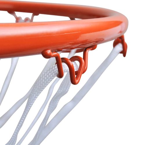Košarkaški Obruč s Narančastom Mrežom 45 cm slika 12
