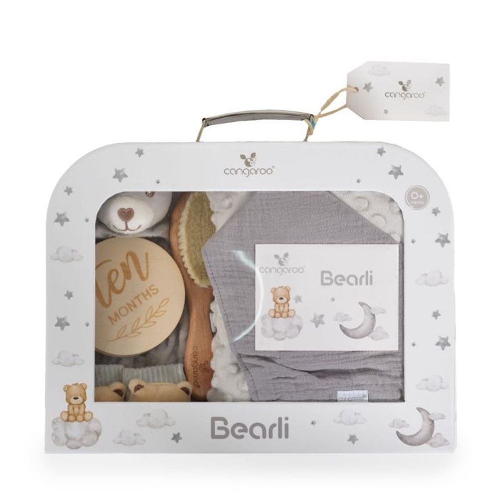Cangaroo Poklon set za bebu Bearli, Grey slika 3