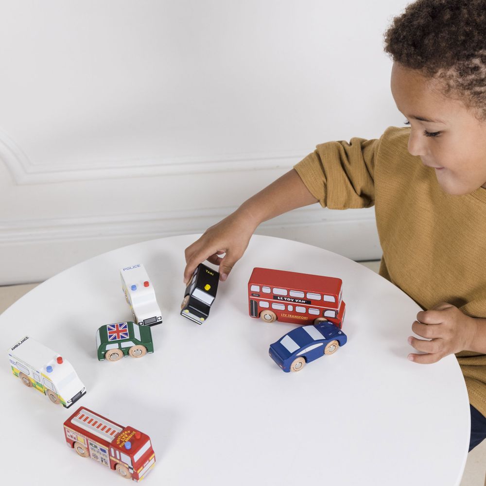 Le Toy Van Set drvenih autića London slika 3