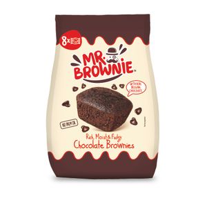 Mr. Brownie čokoladni kolač (brownie) s belgijskom čokoladom 200g (8 komada)