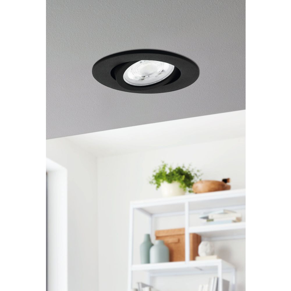 Eglo Ugradbena LED Spot Lampa 5W RGB-Bijela, Promjer 88mm, Crna "Saliceto-Z" slika 5