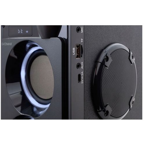 Overmax zvučnik FM, BT, 20W, USB, microSD, daljinski, SoundBeat 5.0 slika 5