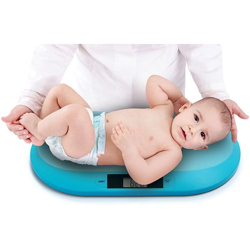 BabyOno Digitalna vaga za bebe plava slika 5