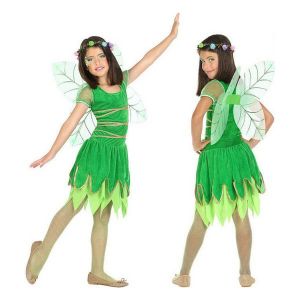 Svečana odjeća za djecu Zelena Proljetna Vila Fantazija (2 Dijelovi) (2 pcs) 10-12 Godina
